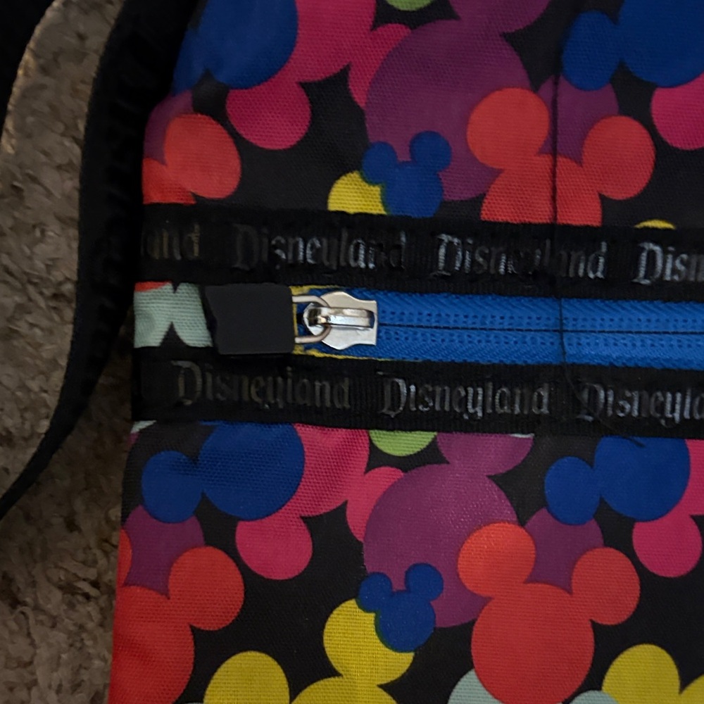 Disneyland Multicolor Mickey Mouse Crossbody Bag - Picture 2 of 8